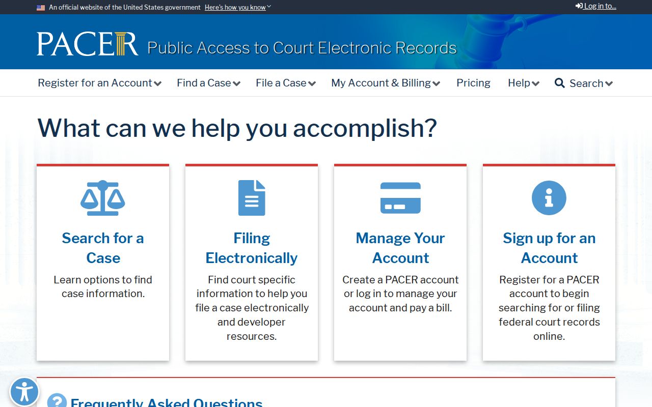 PACER federal court search for Mason County criminal cases